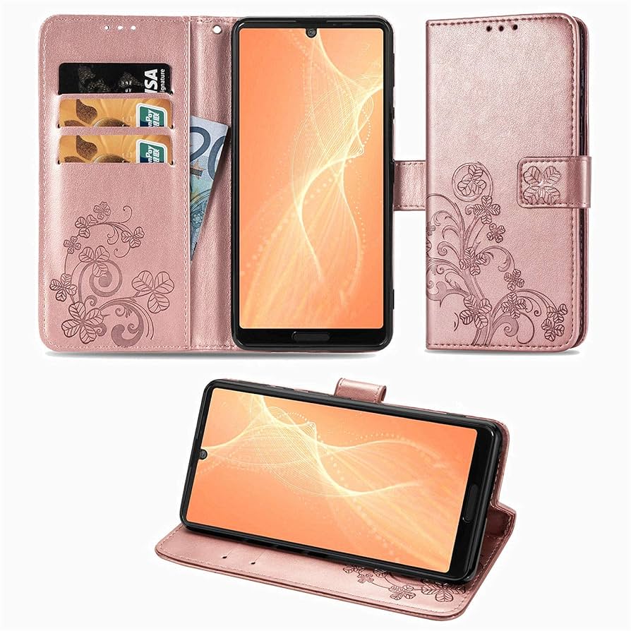 AQUOS SH-54B docomo ブラック　フィルムケース付き ドコモ純正 SH-54B スマートフリップケース ブラック